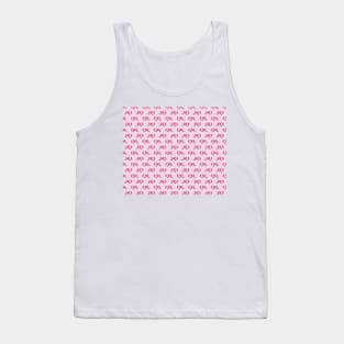 Watercolor Strawberry Sloth Pattern Tank Top